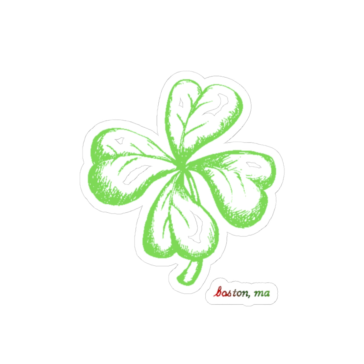 Clover sticker