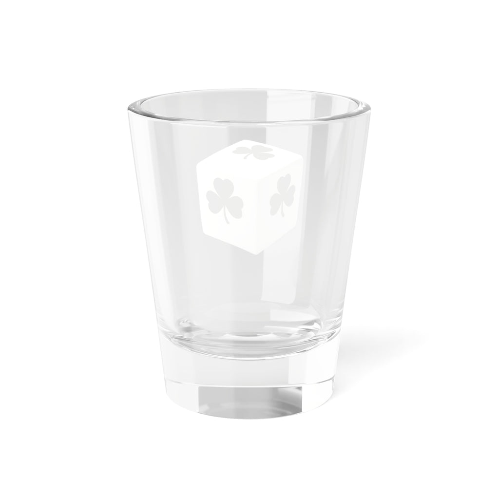 Clover Dice Shot Glass
