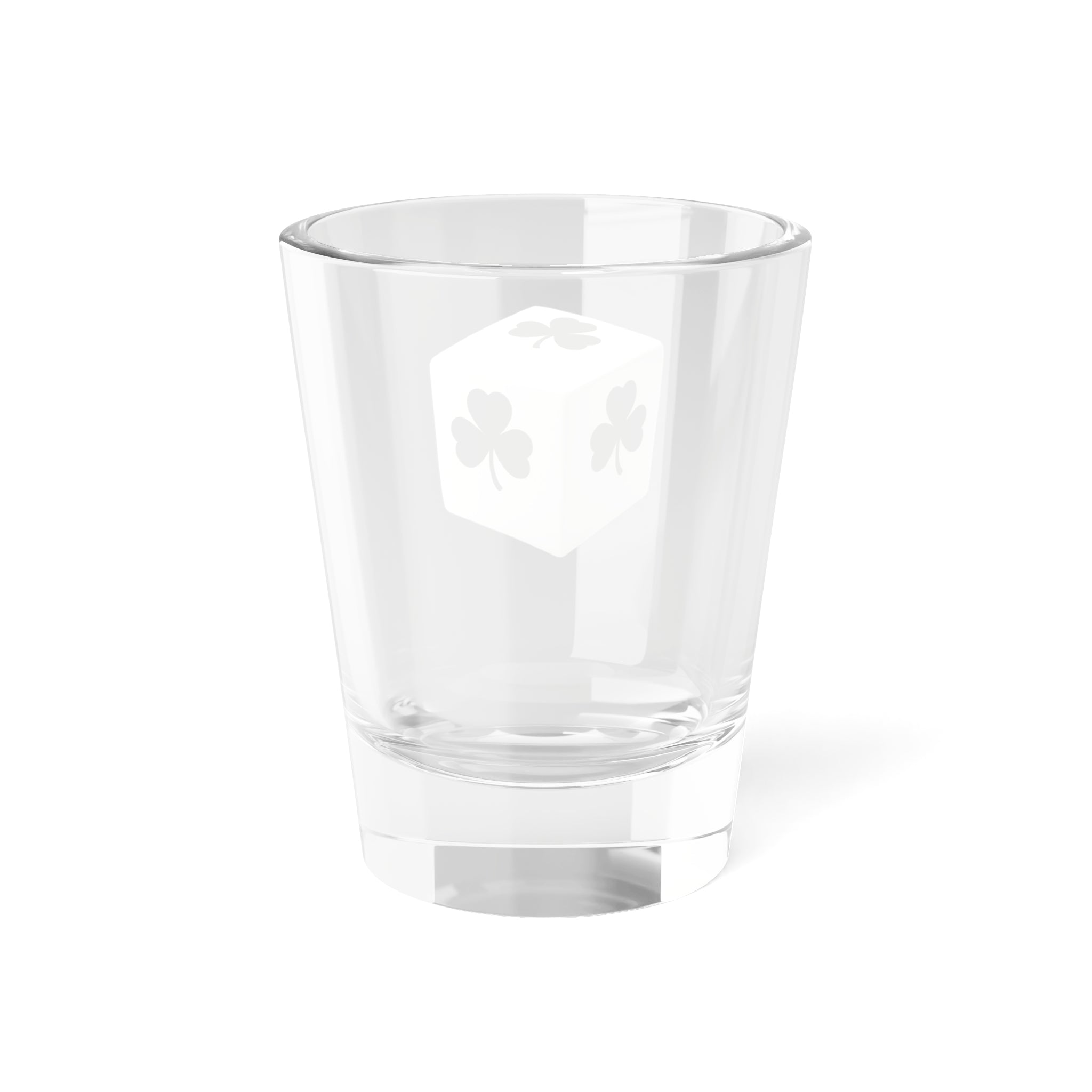 Clover Dice Shot Glass