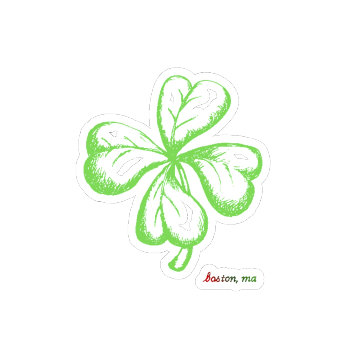 Clover sticker